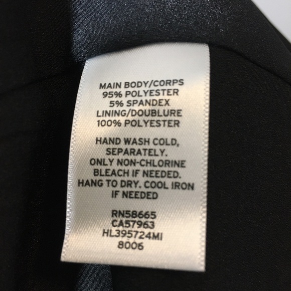 Chelsea 28 Black Sleeveless Ruffle Back Shift Dress Size M - Picture 8 of 12